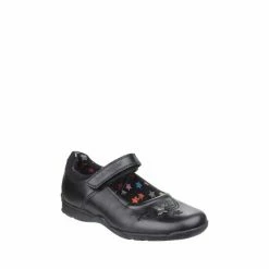 Hush Puppies Black Clare Senior Back To School Shoes -Hush Puppies shop unnamed file 414