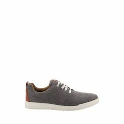 Hush Puppies Michael Grey Lace-Up Shoes -Hush Puppies shop unnamed file 490
