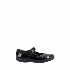 Hush Puppies Junior Rosanna Patent Black Shoes