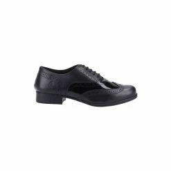 Hush Puppies Black Kada Senior School Shoes