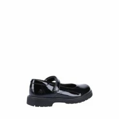 Hush Puppies Black Tally Junior Patent School Shoes -Hush Puppies shop unnamed file 562