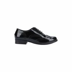 Hush Puppies Black Kada Junior Patent School Shoes -Hush Puppies shop unnamed file 634