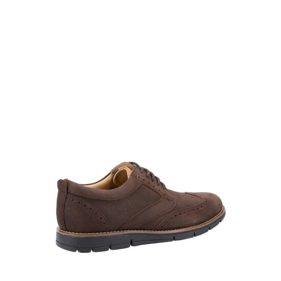Hush Puppies Elon Brown Lace-Up Shoes 4 Hush Puppies Elon Brown Lace-Up Shoes - Image 2