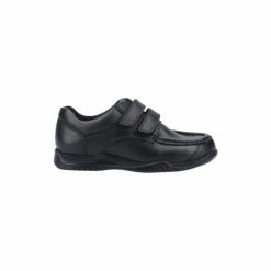 Hush Puppies Black Hudson Junior School Shoes