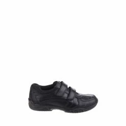 Hush Puppies Black Jezza Senior School Shoes
