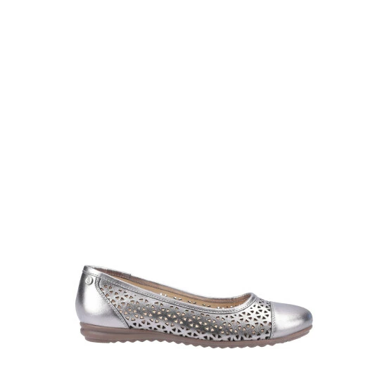 Hush Puppies Grey Leah Ballerina Pumps 3 Hush Puppies Grey Leah Ballerina Pumps
