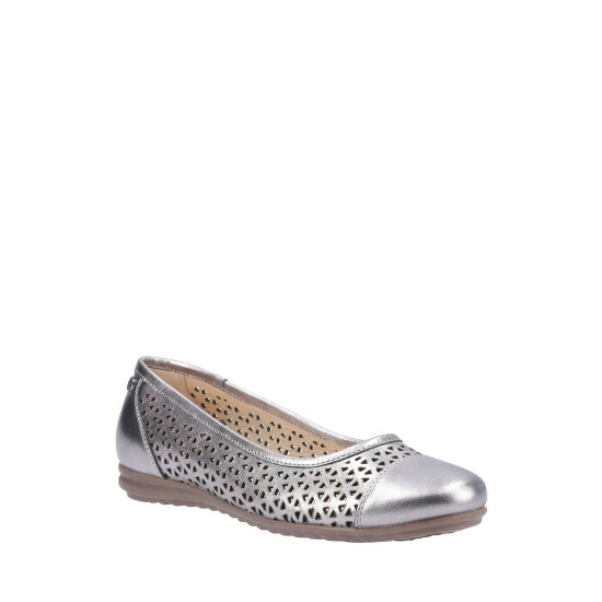 Hush Puppies Grey Leah Ballerina Pumps 4 Hush Puppies Grey Leah Ballerina Pumps - Image 2