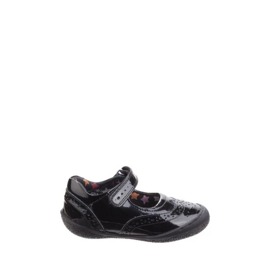 Hush Puppies Black Rina Infant School Shoes 3 Hush Puppies Black Rina Infant School Shoes